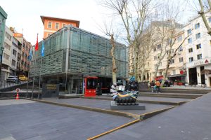 View of Şerefiye Sarnıcı with contemporary architecture and street art in Istanbul, Turkey. — How to Unlock VIP Status on BDG