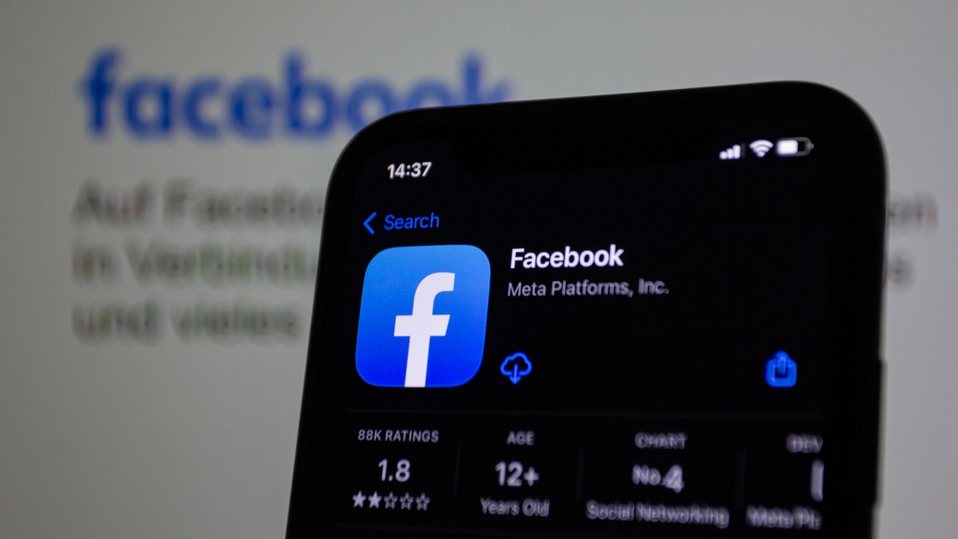Close-up view of Facebook app on a modern smartphone, emphasizing technology. — Why Successful Brands Buy Instagram Reels Lik